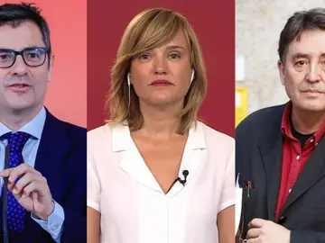 Félix Bolaños, Pilar Alegría y Luis García Montero Félix Bolaños, Pilar Alegría y Luis García Montero