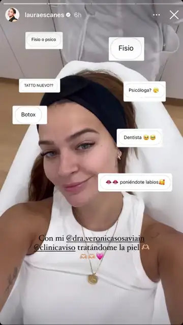 Laura Escanes en la clínica estética Laura Escanes en la clínica estética