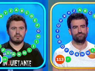 Golpe de autoridad de Orestes en ‘El Rosco’: reta a Rafa a un ‘siguepalabra’ de 16 aciertos, ¿lo conseguirá? Golpe de autoridad de Orestes en ‘El Rosco’: reta a Rafa a un ‘siguepalabra’ de 16 aciertos, ¿lo conseguirá?