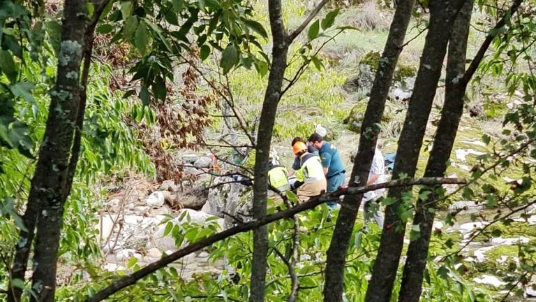 Muere una mujer al caer al r&iacute;o en la zona de Los Pilones en Jerte, C&aacute;ceres
