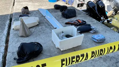Elementos hallados de un jet privado en San José (Costa Rica). Elementos hallados de un jet privado en San José (Costa Rica).