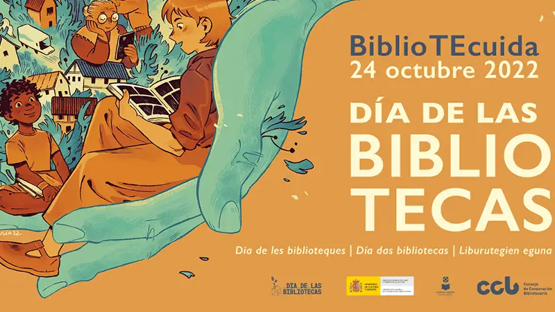 Imagen conmemorativa del Día de las Bibliotecas 2022 Imagen conmemorativa del Día de las Bibliotecas 2022