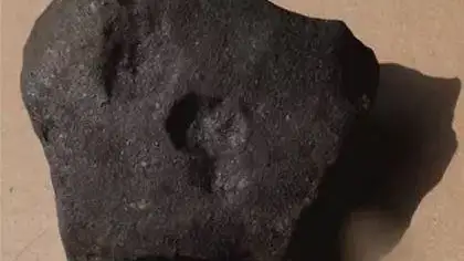 Imagen del meteorito de Galicia Imagen del meteorito de Galicia