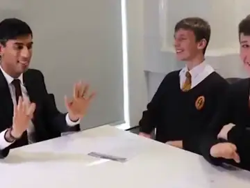 Rishi Sunak, en el vídeo de la polémica de marzo de 2021 Rishi Sunak, en el vídeo de la polémica de marzo de 2021