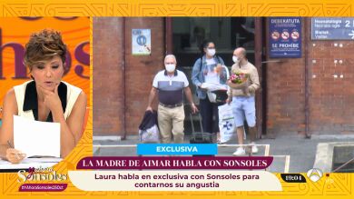 La madre de Aimar expresa su angustia a Sonsoles Ónega: 