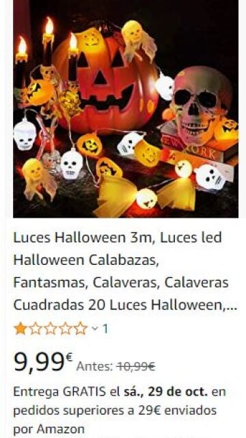 Guirnaldas de Halloween de Amazon