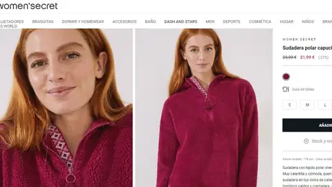 Sudadera sherpa de Women'secret Sudadera sherpa de Women'secret