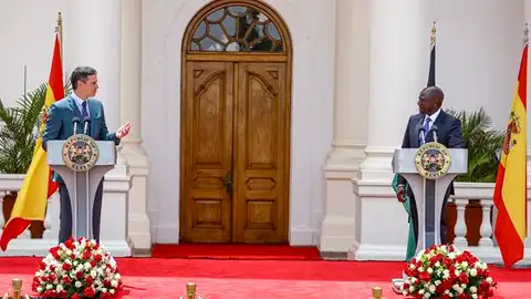 Pedro Sánchez y William Ruto Pedro Sánchez y William Ruto