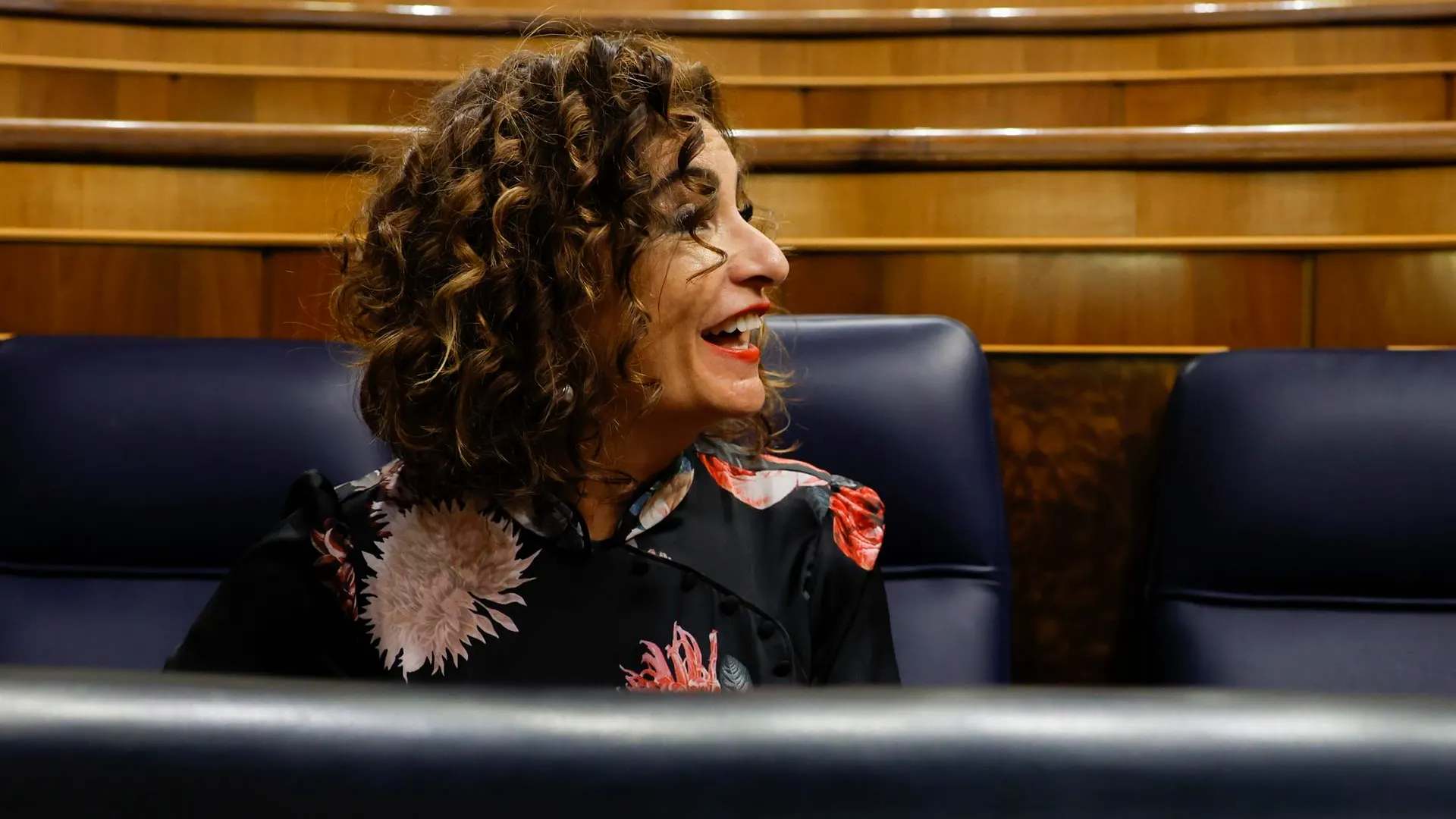 La ministra de Hacienda María Jesús Montero en el Congreso La ministra de Hacienda María Jesús Montero en el Congreso