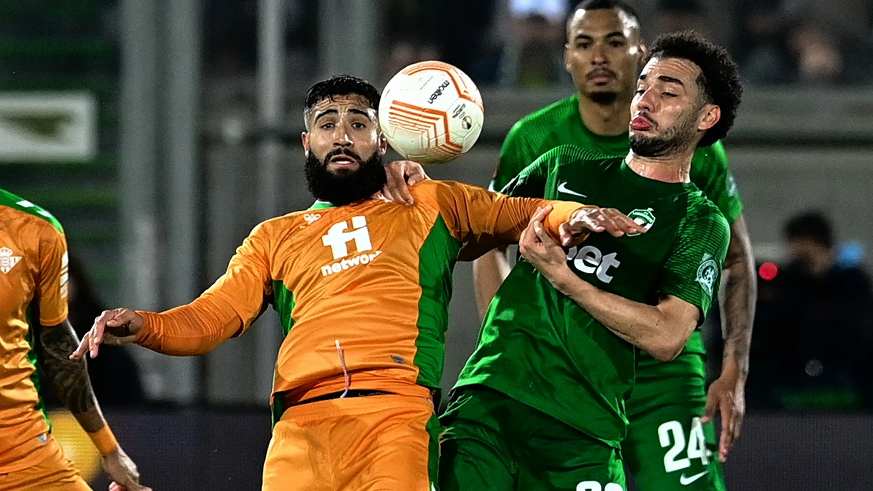 Nabil Fekir durante el partido contra el Ludogorets