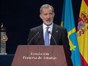 Felipe VI pronuncia su discurso en los Premios Princesa de Asturias