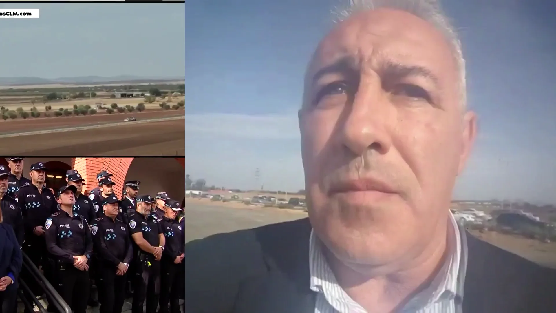 Amigo del polic&iacute;a herido en el tiroteo