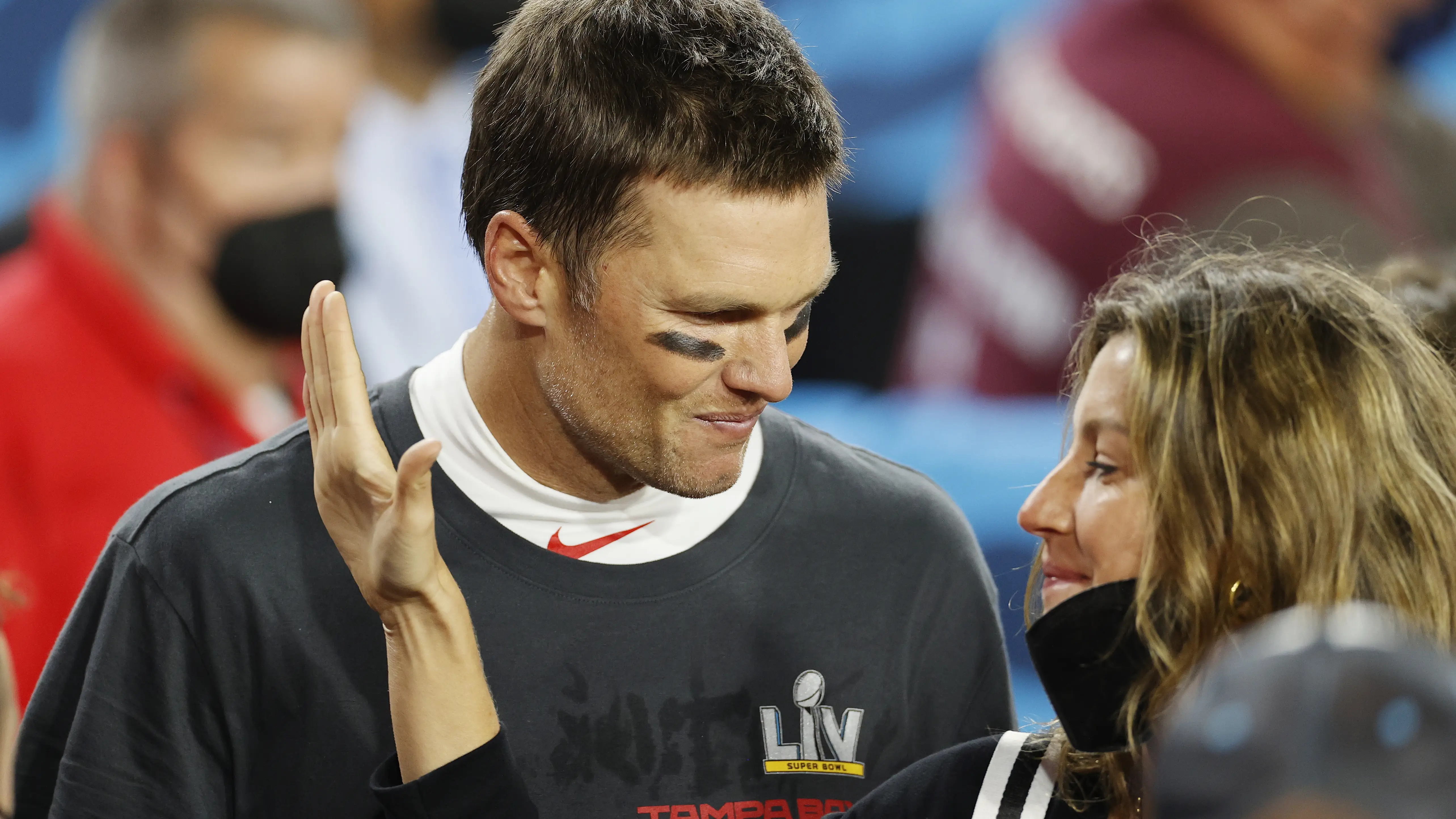 La supermodelo brasileña Gisele Bündchen y la estrella de la NFL Tom Brady La supermodelo brasileña Gisele Bündchen y la estrella de la NFL Tom Brady