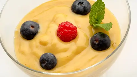 Crema de mango Receta de crema de mango, de Karlos Arguiñano: "Para rematar el fin de semana"