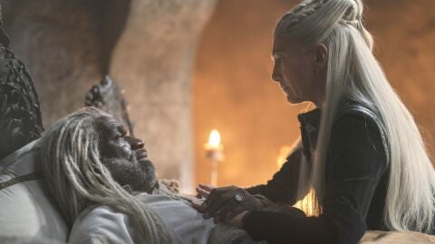 Lord Corlys y Rhaenys Targaryen en 'La casa del dragón'