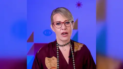 La periodista rusa Ksenia Sobchak La periodista rusa Ksenia Sobchak