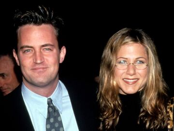 Matthew Perry y Jennifer Aniston, Chandler y Rachel en 'Friends'