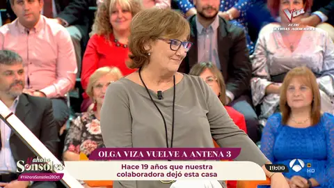 El caluroso recibimiento a Olga Viza en su regreso a Antena 3: "Es un honor que estés aquí" El caluroso recibimiento a Olga Viza en su regreso a Antena 3: "Es un honor que estés aquí"