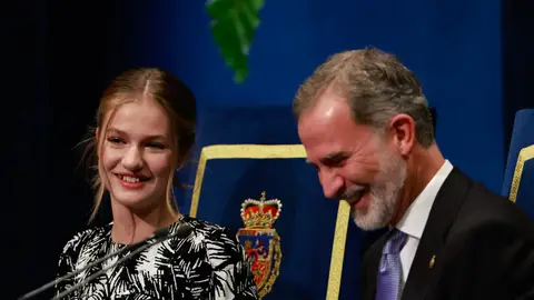 La princesa Leonor y Felipe VI La princesa Leonor y Felipe VI