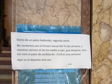 Un vecino se queja de lo que tiran al patio y aporta pruebas