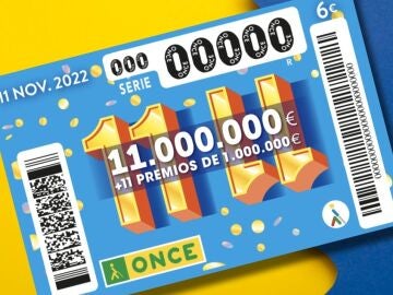 Cupón del Sorteo Extra 11 del 11 de la ONCE 2022