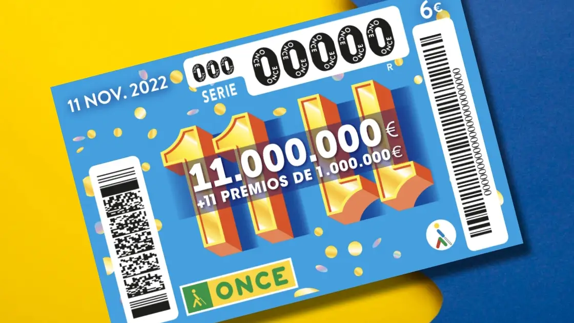 Cupón del Sorteo Extra 11 del 11 de la ONCE 2022 Cupón del Sorteo Extra 11 del 11 de la ONCE 2022