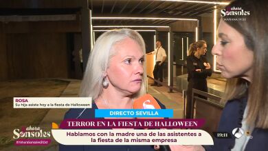 Rosa, madre de una de niña herida en la fiesta de Sevilla: 