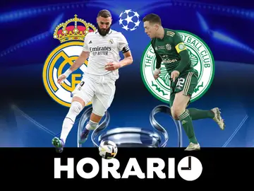 Real Madrid - Celtic: Horario y dónde ver el partido de la Champions League, en directo Real Madrid - Celtic: Horario y dónde ver el partido de la Champions League, en directo