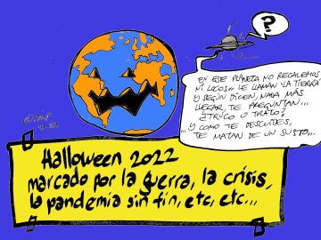 Un Halloween marcado por la desgracia, en la viñeta gráfica de Alfredo Boto-Hervás