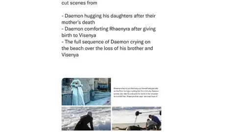 Escenas eliminadas de Daemon en 'La Casa del Dragón' Escenas eliminadas de Daemon en 'La Casa del Dragón'