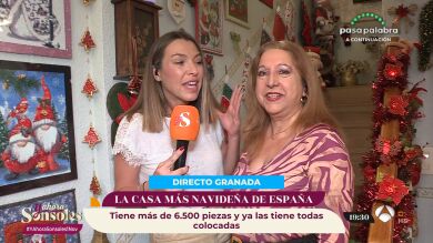 Mamá Noel presume de la casa más navideña de España: “Llevo 36 años coleccionando 6.500 piezas”