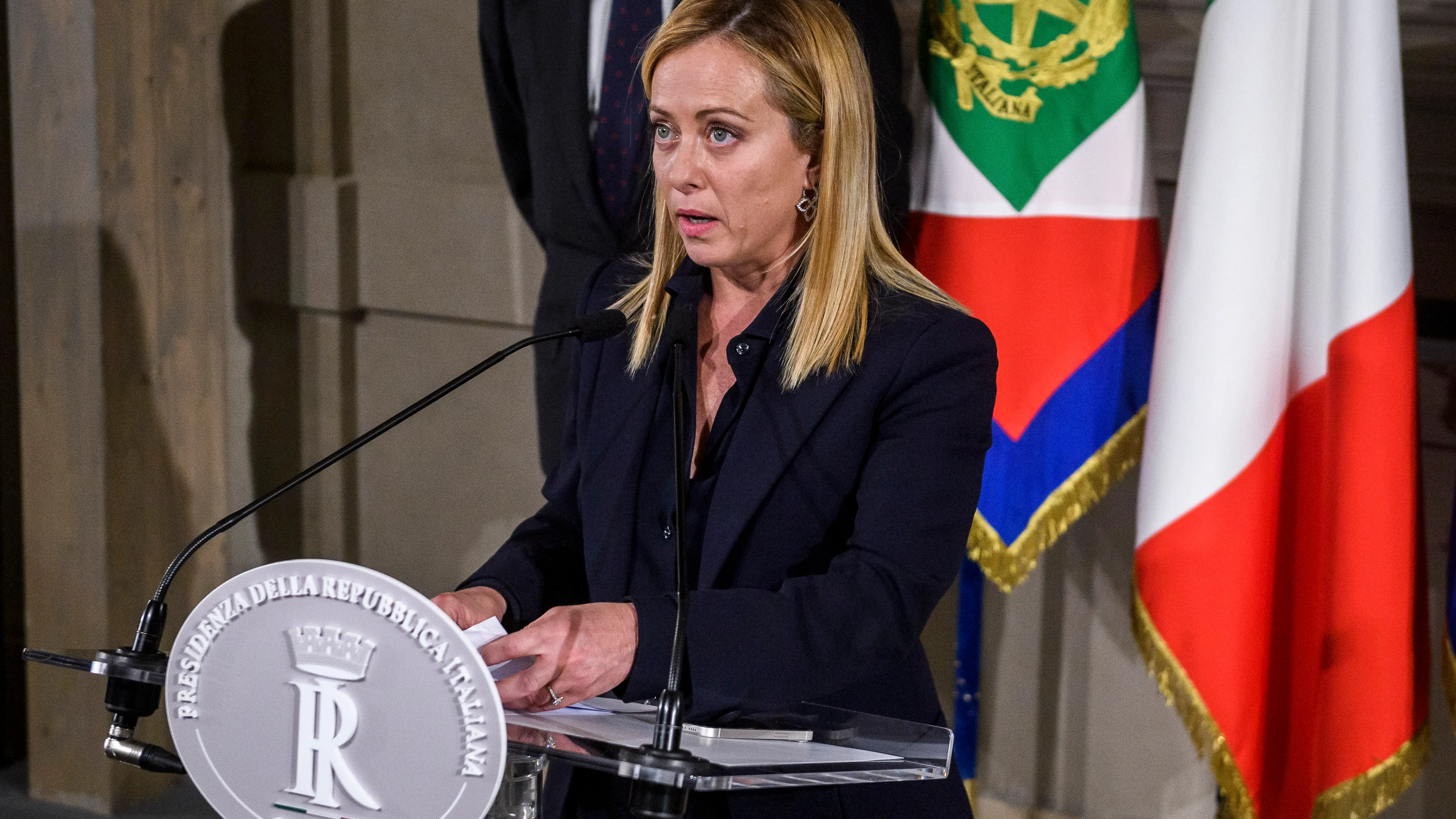 La primera ministra de Italia, Giorgia Meloni La primera ministra de Italia, Giorgia Meloni