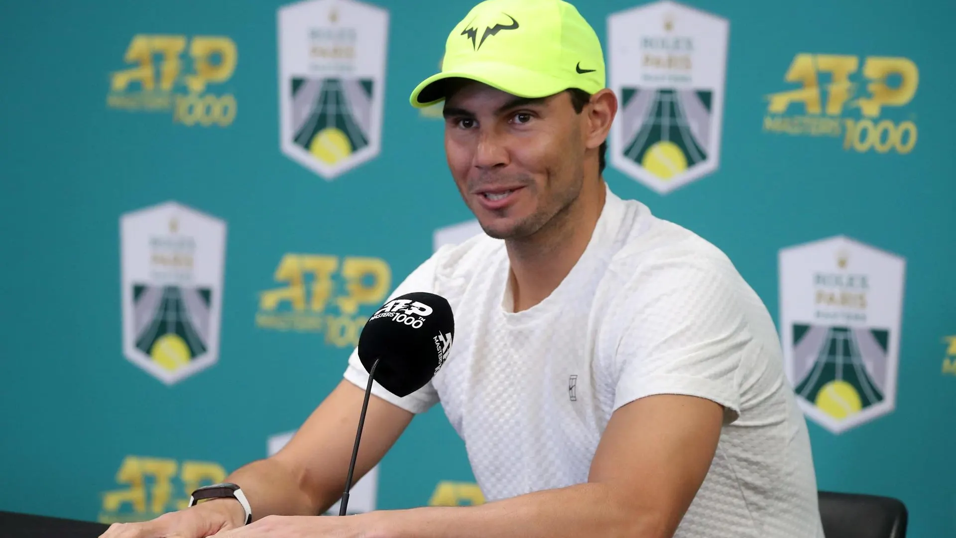 Rafa Nadal en rueda de prensa Rafa Nadal en rueda de prensa