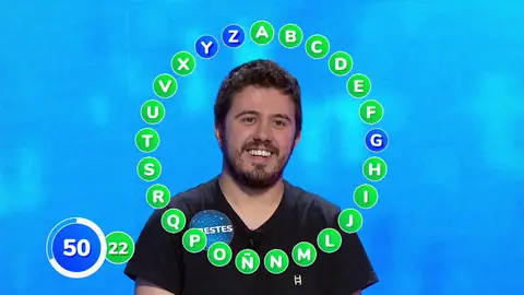 ¡Fulminante! Orestes anota 16 aciertos del tirón y Rafa juega bajo presión en ‘El Rosco’ ¡Fulminante! Orestes anota 16 aciertos del tirón y Rafa juega bajo presión en ‘El Rosco’