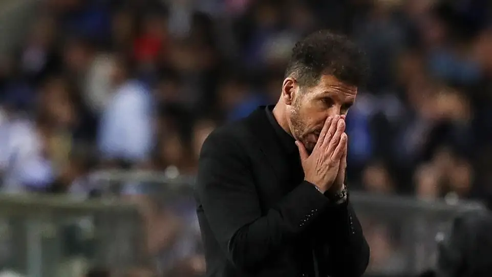 Simeone, hundido en Oporto Simeone, hundido en Oporto