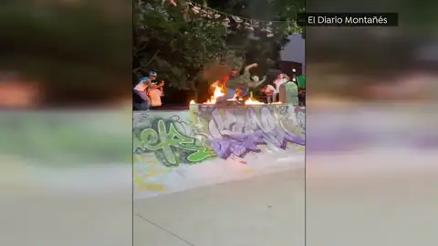 Skate por el fuego Skate por el fuego