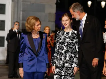 Doña Sofía, Leonor y Felipe Doña Sofía, Leonor y Felipe