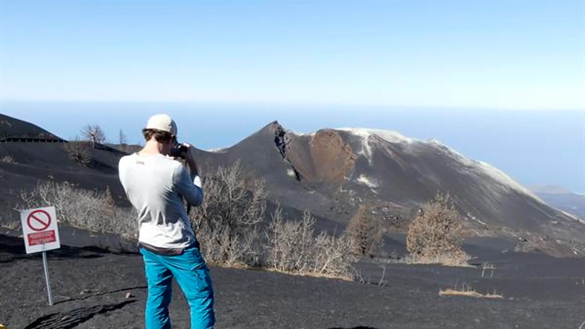 Imagen de archivo del volcán de La Palma,Tajogaite
