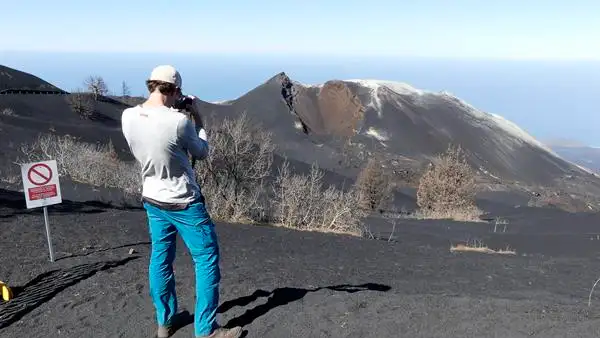 Imagen de archivo del volc&aacute;n de La Palma,Tajogaite