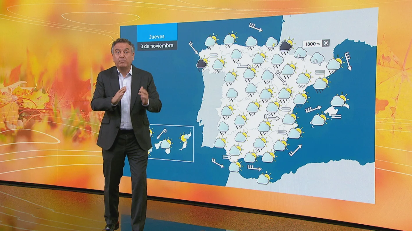 Roberto Brasero explica la previsión del tiempo (02-11-2022) Roberto Brasero explica la previsión del tiempo (02-11-2022)
