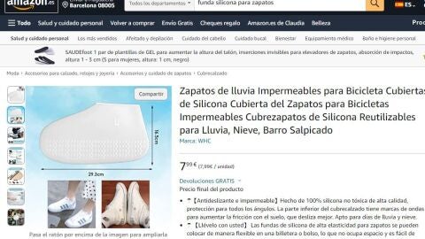 Fundas impermeables para zapatos de Amazon