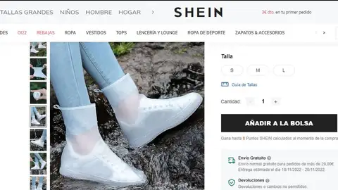 Fundas impermeables para zapatos de Shein Fundas impermeables para zapatos de Shein