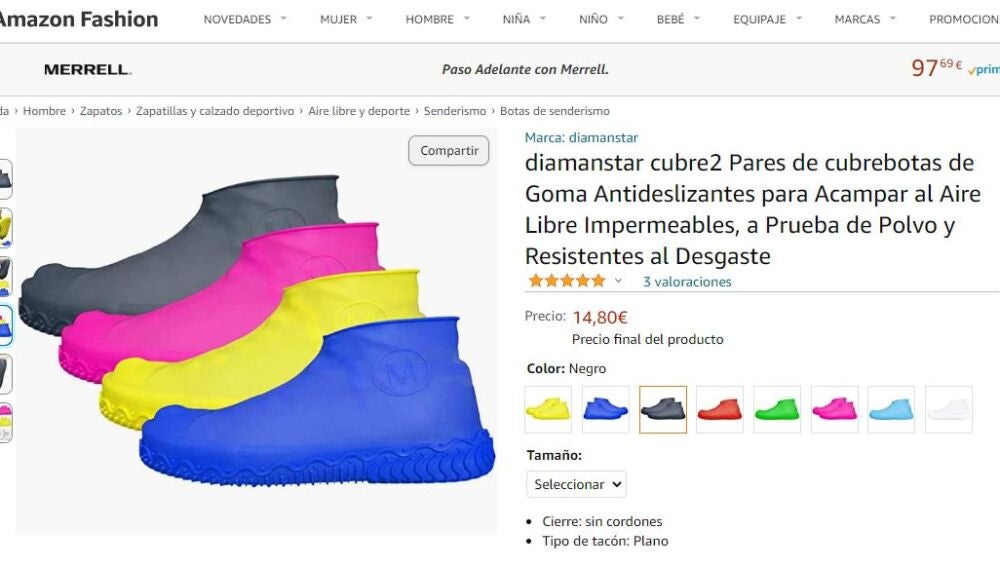 Fundas impermeables para zapatos: accesorio que los días de lluvia