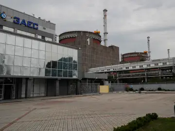 La central nuclear de Zaporiyia, en Ucrania La central nuclear de Zaporiyia, en Ucrania