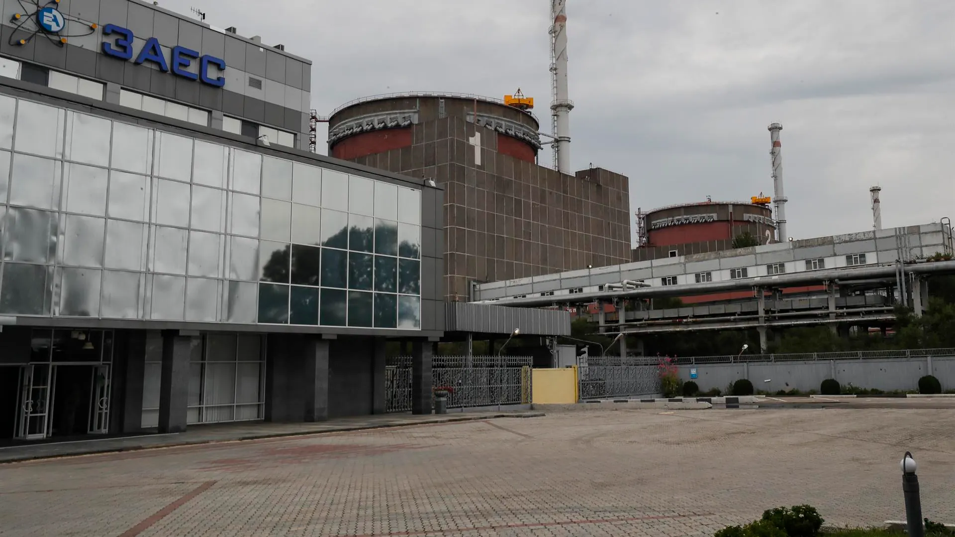 La central nuclear de Zaporiyia, en Ucrania La central nuclear de Zaporiyia, en Ucrania