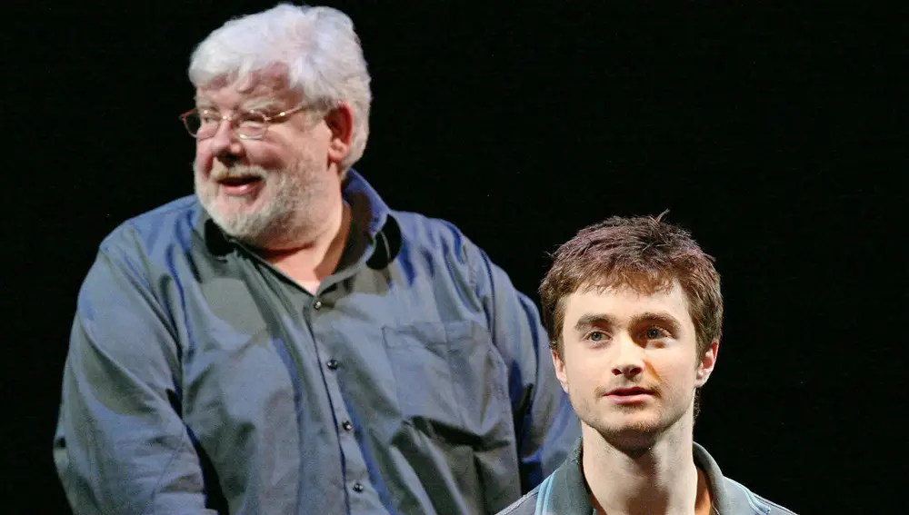Richard Griffiths y Daniel Radcliffe en 'Equus'