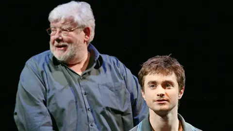 Richard Griffiths y Daniel Radcliffe en 'Equus' Richard Griffiths y Daniel Radcliffe en 'Equus'