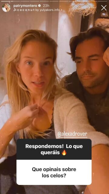 Patricia Montero y Álex Adróver realizando un 'Q&A'
