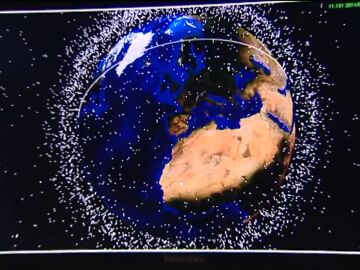 La basura espacial alrededor del planeta