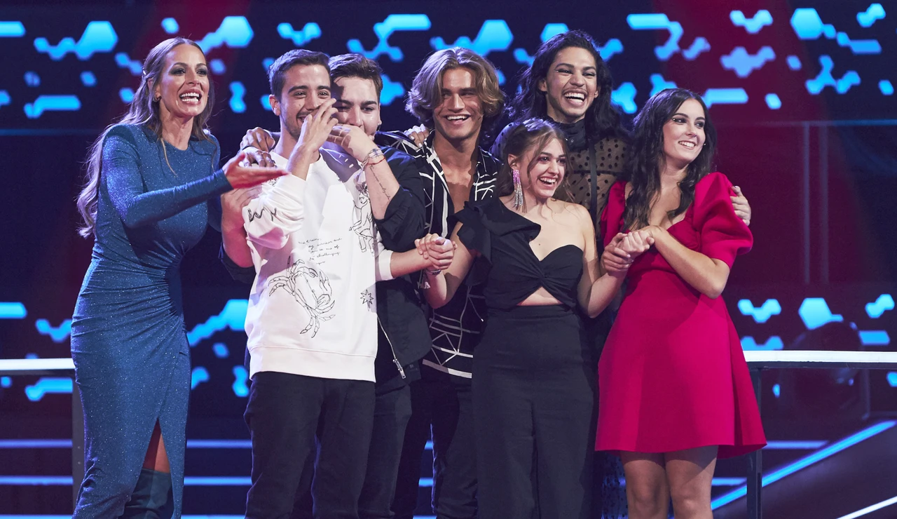 Los seis elegidos: Dani, Ana, Sergio, Chiara, Gabriel y Víctor